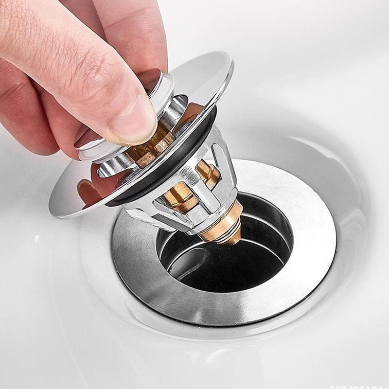 Universal Bathroom Kitchen Wash Basin Core Bounce Drain Plug Sink Plug Sink & Bathtub Accessories Drain Strainers