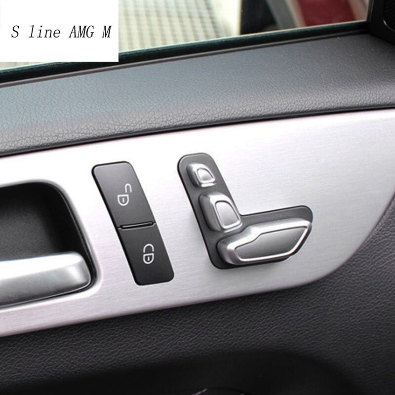 Capas ajustáveis de assento automotivo para mercedes benz, acessórios automotivos, estilo c e class w204 w212