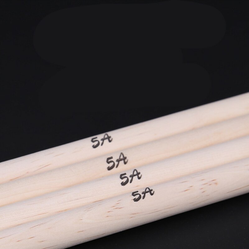 1 Paar 5A Drum Sticks Classic Maple Wood Drumsticks Draagbare Hoge Kwaliteit Houten Drumsticks Instrumenten Accessoires Voor Beginner