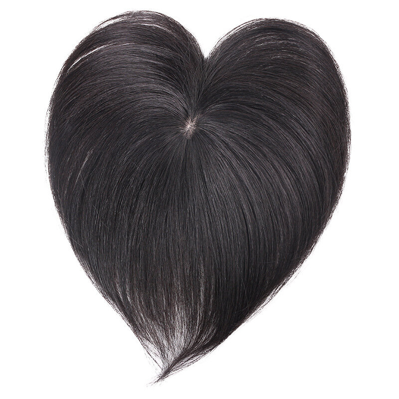 Halo Lady Beauty-100% de cabello humano para mujer, accesorio de cabello Natural con Clip para la pérdida de cabello, brasileño, no remy, hecho a máquina de 6-10 pulgadas