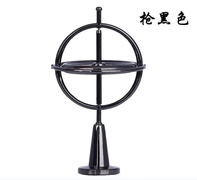 Creative Scientific Educational Metal Finger Gyroscope Gyro Top Pressure Relieve Classic Toy Traditional Learning Toy For Kids