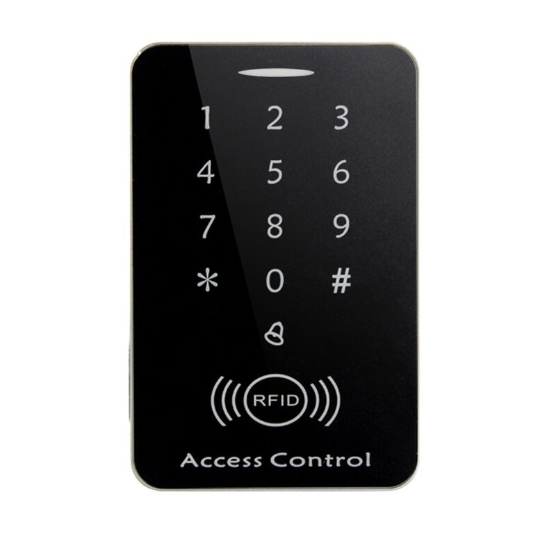 M203SE RFID Standalone หน้าจอสัมผัส Access Control การ์ดดิจิตอลคีย์บอร์ด10Pcs คีย์การ์ดสำหรับ Home Apartment โรงงาน