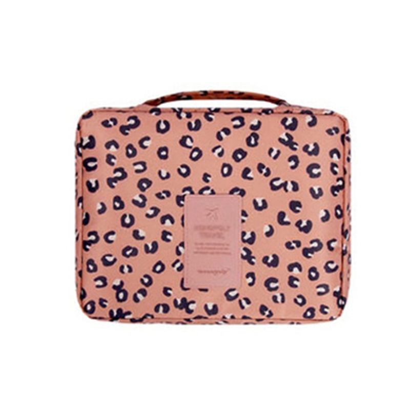 Vrouwen Make-Up Tas Make Case Make Up Organizer Toilettas Opslag Neceser Gehaast Bloemen Rits Nieuwe Reizen Wassen 066F