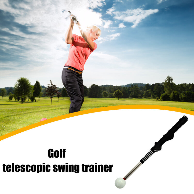 Canne de Golf télescopique pour entraîneur de Swing, outils d'entraînement, aide aux débutants, Correction de geste, sport de balle