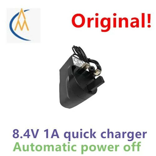 8.4v 1A power adapter with cable DC head plug-in wall type lithium battery charger safe automatic power off