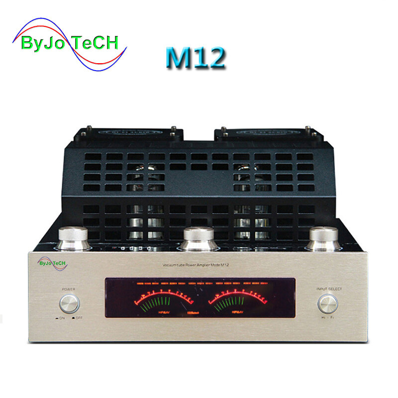 ByJoTeCH M12 HI-FI Bluetooth Vacuum Tube Amplifier support USB power amplifier BASS hifi output 2 support 220V or 110V