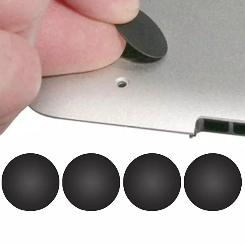 4 sztuk Mini stojak klej guma odporna na zużycie Laptop narzędzie dolny Case wymiana akcesoria stóp Pad pokrywa dla Macbook Pro A1278