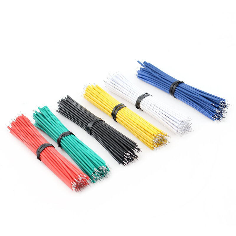 24AWG Tin-Plated Breadboard Jumper Cable Wire 8cm 24AWG Fly Jumper Wire Cable Tin Conductor Wires 1007-24AWG