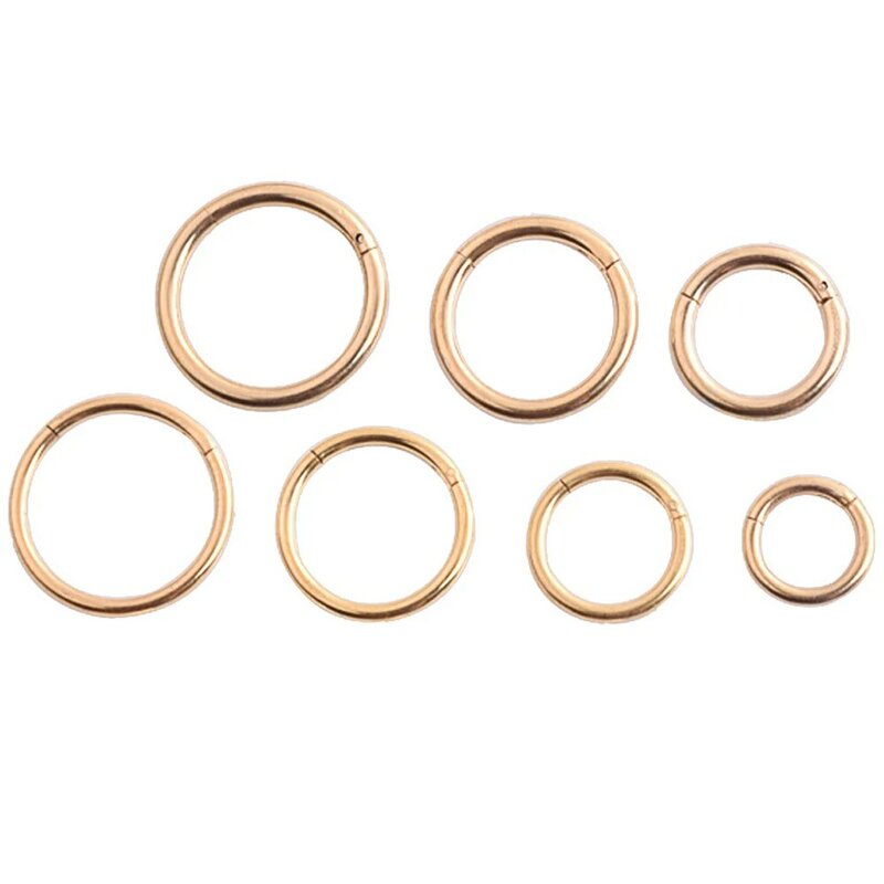 Кольцо для пирсинга женское/мужское из хирургической стали, 0,8 мм
