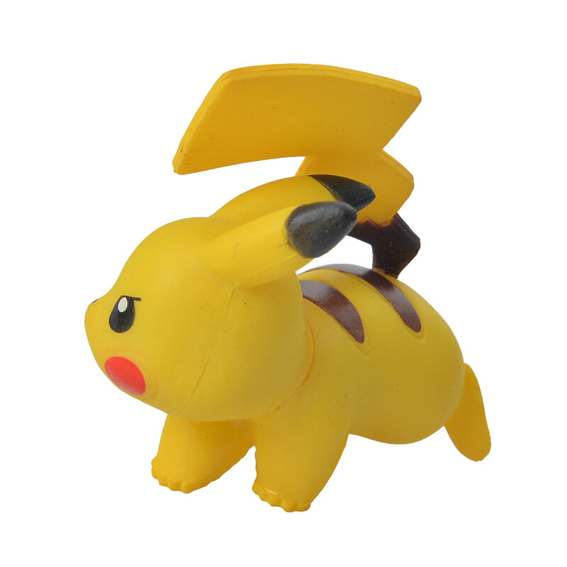 Venda quente pokemon 4-6cm charmander litten pikachu rowlet treecko eevee fennekin greninja anime figura de ação bonecas brinquedo para meninos