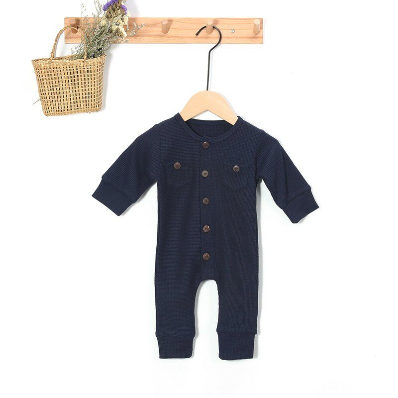 YG Baby Dlothing 2021 New Autumn And Winter New Single Breasted Boys And Girls Baby Coat 1-3-Year-old Baby Jumpsuit