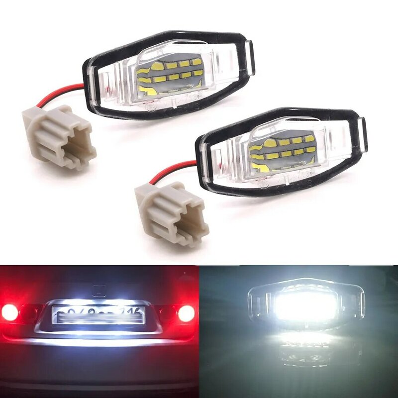 Xenon White OEM-Fit LED License Plate Light For Honda Civic Accord  Pilot Odyssey For Acura MDX RL TL TSX ILX #34100S0A013