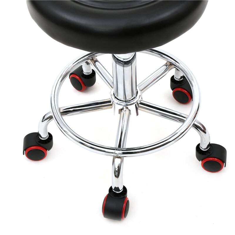 adjustable lift stool Bar stool hair chair swivel chair hydraulic swivel stool spa tattoo facial massage salon With Back