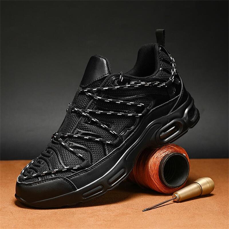 Дышащие кроссовки для бега на воздушной подушке для мужчин, Молодежная уличная Модная легкая обувь для фитнеса и бега