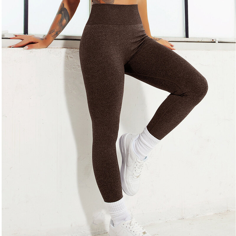 Celana Yoga Ketat Wanita Legging Pinggang Tinggi Print Mulus Pakaian Push Up Kebugaran Gym Sejuk Legging Latihan Yoga Anak Perempuan