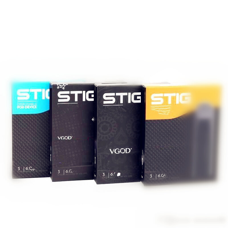 VGOD STIG 일회용 포드 장치 3 개/갑 270mAh 배터리 1.2ml 카트리지 Ki