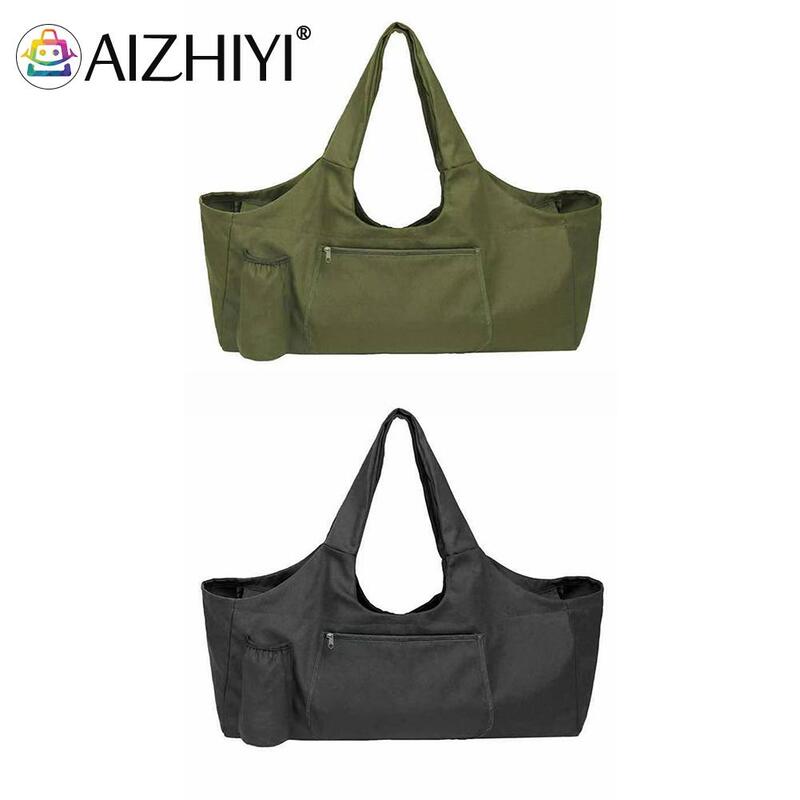 Lady Exercise Pouch Fashion Women Men Fitness Gym Shoulder Bag Large Capacity Yoga Mat Tote Bags with Pockets Exercise Pouch