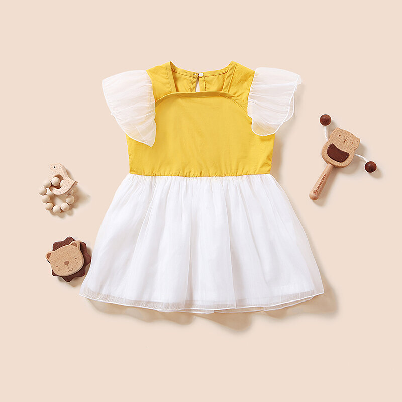 Vestido de algodón puro para bebé, falda de gasa, estilo princesa, novedad de verano, 2022
