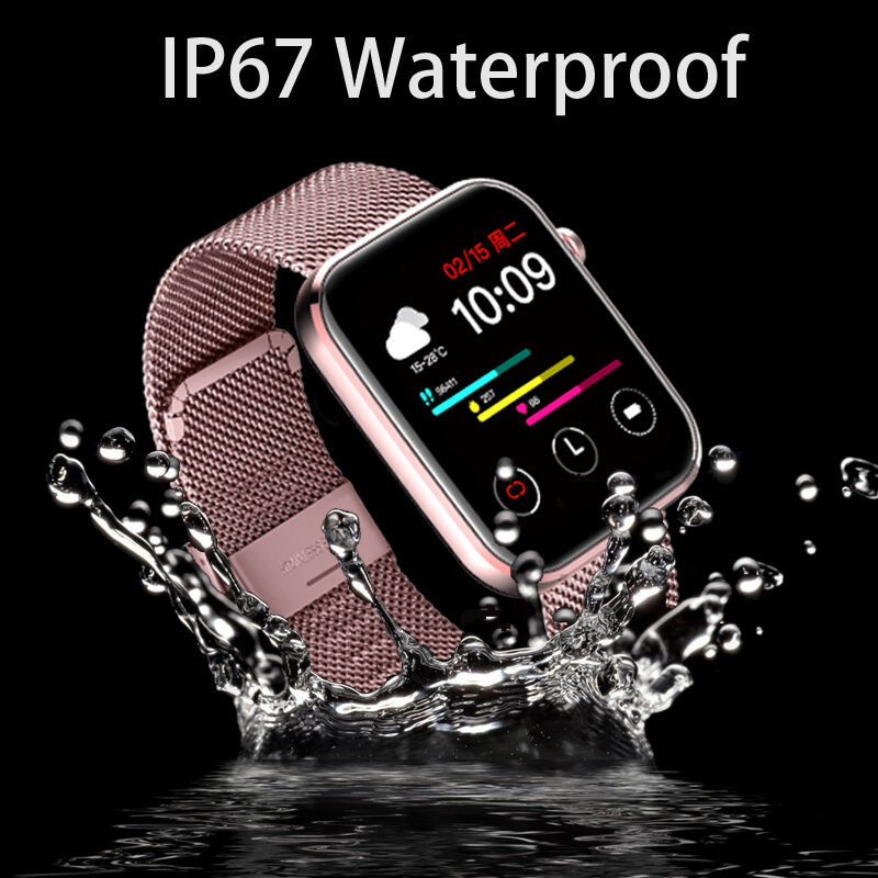LIGE-reloj inteligente deportivo para hombre y mujer, nuevo accesorio de pulsera resistente al agua con pantalla táctil de 1,69 pulgadas, seguimiento de actividad y presión arterial en tiempo Real