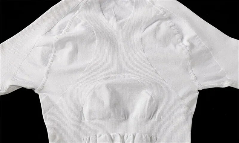 Di compressione T Shirt Uomo con scollo a V Corpo Intimo elasticizzato e contenitivo Vita Trainer Postura Correttore di Controllo Addome Che Dimagrisce T-Shirt Shapewear Magliette e camicette