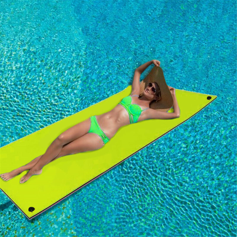 Schwimm Wasser Pad Reißfest Cosy XPE Schaum Schwimm Matte Für Strand Ozean See Wasser Decke Wasser Schwimm Bett pad Accessori