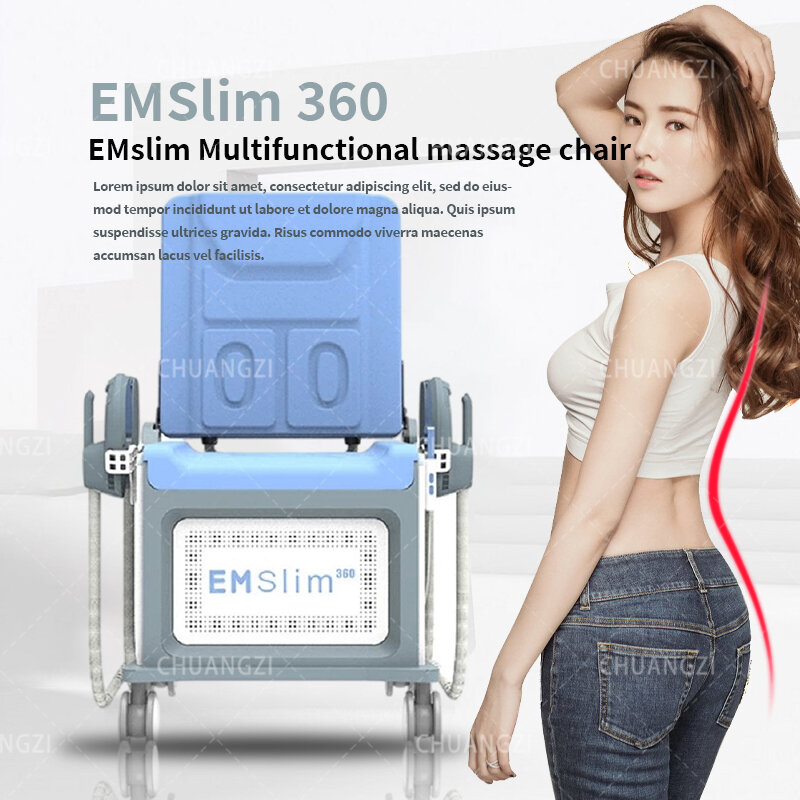 Neo emslim rf può sdraiare per il trattamento emslim body sculting 4 maniglie stimolatore muscolare emslimStrong performance MACHINE