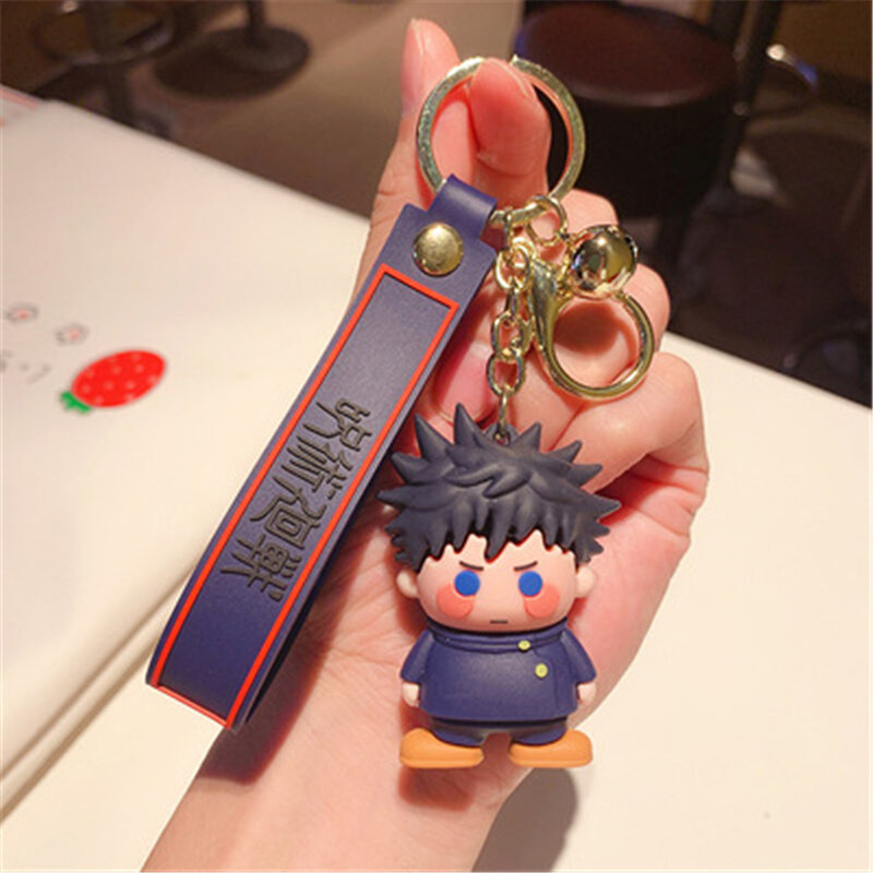 Takerlama อะนิเมะจุ๋ยวรัทยา Kaisen รูปพวงกุญแจจี้การ์ตูน Key แหวน Gojo Satoru Itadori Key เครื่องประดับกระเป๋ารถ
