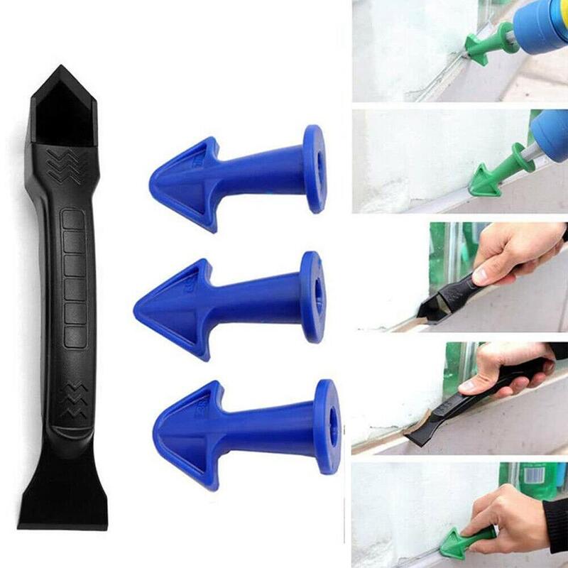 Professional Caulking Nozzle ABS 5 In1 Connector Repair 5pcs Scraper Applicator Convenience House Hold Tool