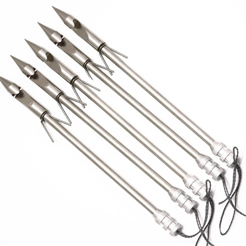 5 pieces of stainless steel slingshot catapult shooting catapult dart hunting skills 146mm dart swordfish slingshot arrow