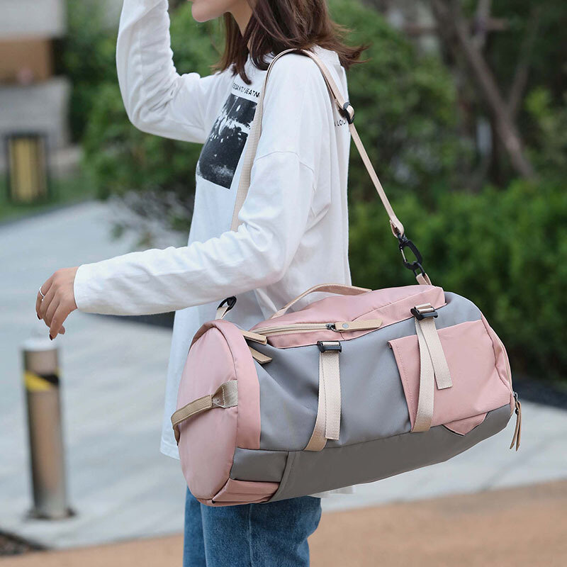 女性のジムバッグバックパックフィットネス袋屋外ショルダーバッグgymtas tas嚢デsportbag旅行バッグダッフルバッグ