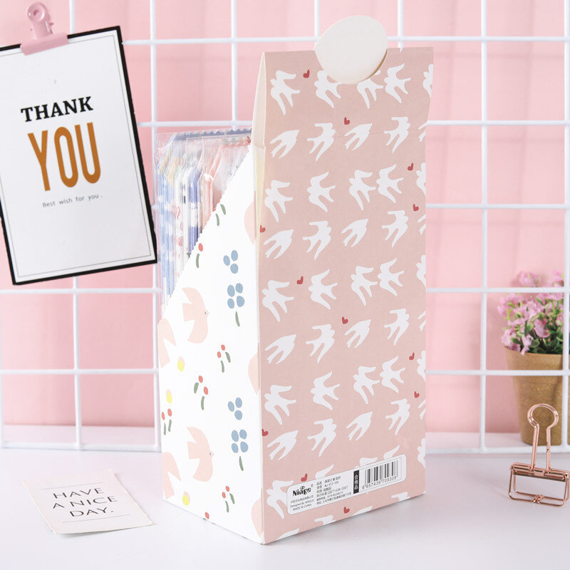 10 sztuk Cute Cartoon świeży kolor koperta papierowa Kawaii zestaw do pakowania prezentów koperta zaproszenie na ślub koperta na prezent koperta