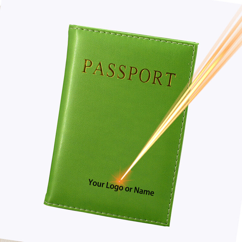 Tùy Chỉnh Tên Da Hộ Chiếu Passport Cover Du Lịch Bằng Da Pu Cho Nữ Coves Cho Hộ Chiếu Du Lịch Ví Thời Trang Màu Hồng Dễ Thương Ốp Lưng Cô Gái Hộ Chiếu Mới