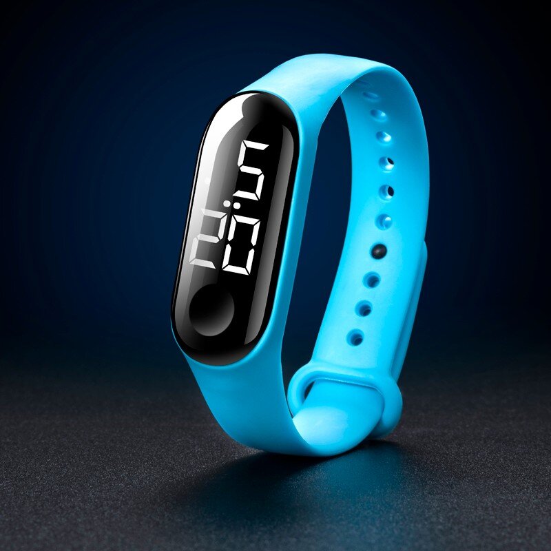 Dziecięce zegarki nowy LED cyfrowy nadgarstek bransoletka do zegarka dzieci sportowy zegarek terenowy dla chłopców dziewcząt elektroniczny zegar z datą Reloj Infantil