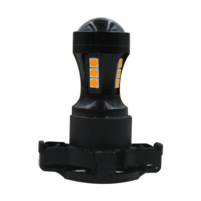 Bombillas LED ámbar CANbus PY24W 5200s para BMW E90, E91, E92, E93, F10, F07, serie 5, E83, F25, X3, E70, X5, E71, X6, Z4, intermitentes delanteros