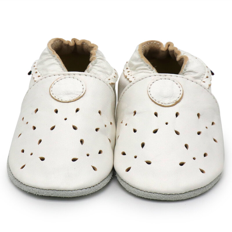 Carooo-새로운 양피 가죽 부드러운 단독 아기 신발, 유아 슬리퍼, 최대 4 년 신생아