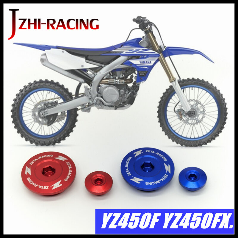 FOR YAMAHA YZ450 YZ450F 2014-2021 YZ450FX 2016-2021 Motorcycle Accessories CNC Engine Cover Hole Decorative Plug.
