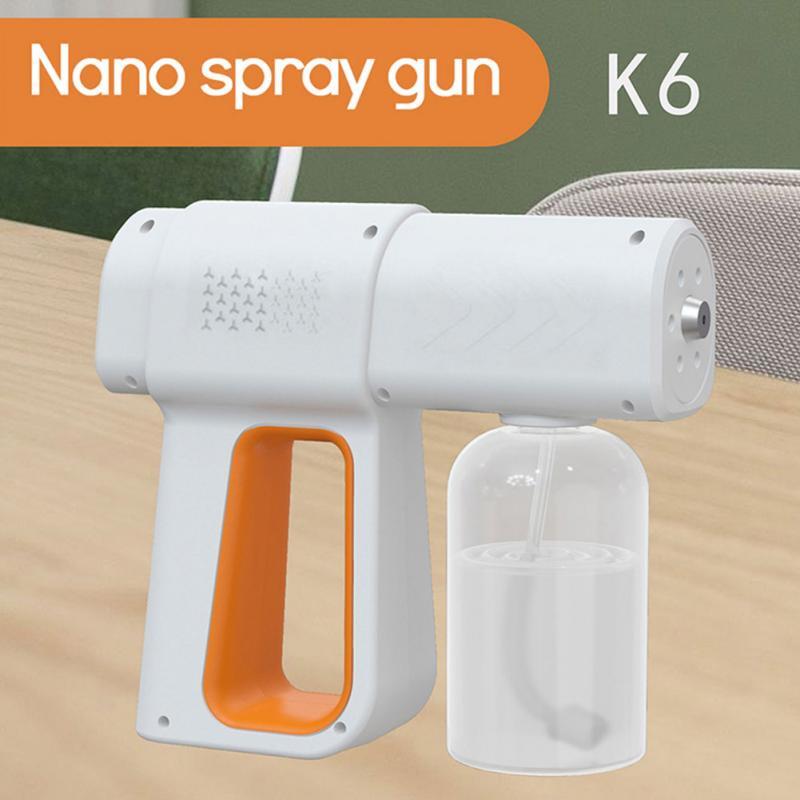 XiaomiNew 380ml K6X Nano Spray Gun Blau Licht Desinfektion Sprayer USB Aufladbare Zerstäubung Desinfektion Pistole Für Home Garten