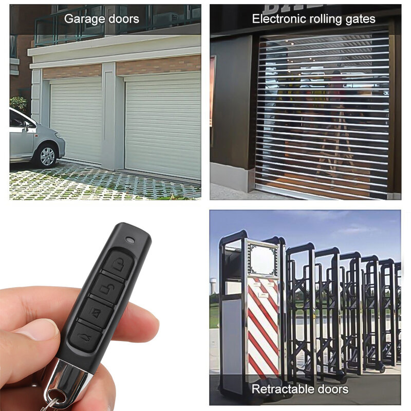 Clé électrique de porte de Garage 433MHZ, télécommande ouvre-porte de Garage, duplicateur de télécommande, Code de clonage, clé de voiture