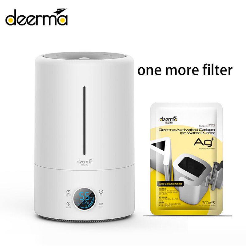 Deerma-humidificador de aire ultrasónico para el hogar, purificador de aire silencioso de gran capacidad, 5L, Aroma, Original
