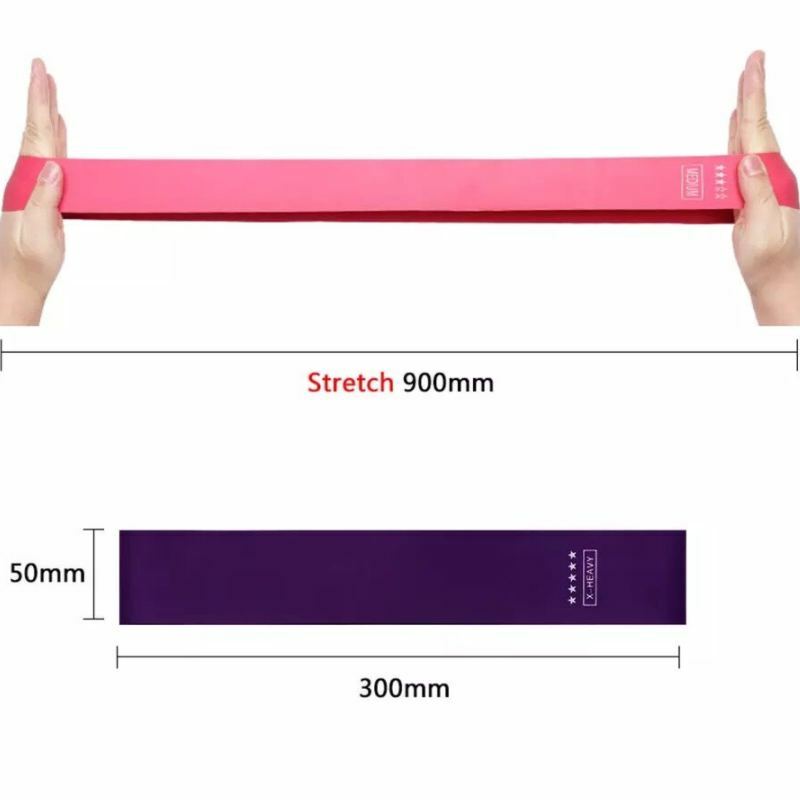 5 Pcs Rubber Crossfit Resistance Band Training Fitness Gom Oefening Gym Sterkte Mini Pilates Sport Workout Apparatuur
