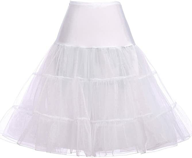 Neueste von Der Neuen Ankunft 50s Petticoat Rock Rockabilly Kleid Krinoline Unterröcke für Frauen