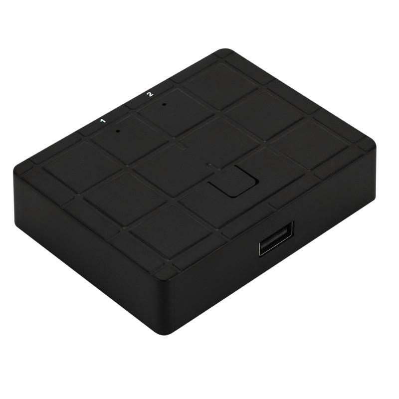 2 Ports USB 2.0 Sharing Switch Switcher Adapter For Box For Printer