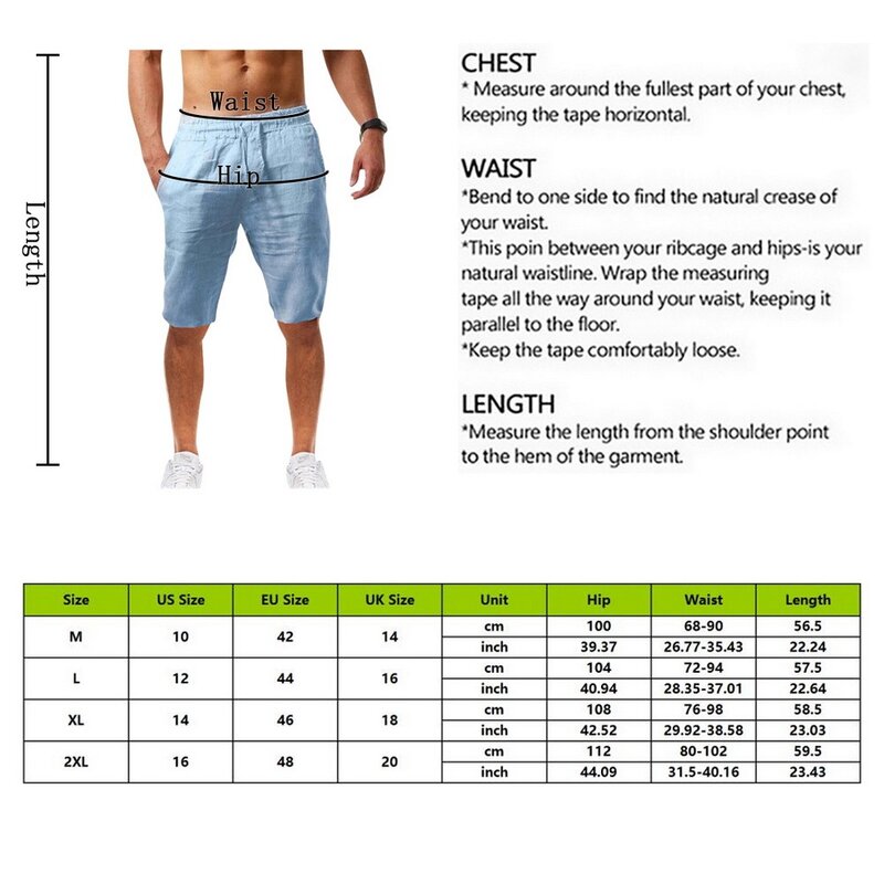Pantaloncini di lino in cotone da uomo nuovi estivi 2021 moda maschile pantaloncini di lino tinta unita respiranti Fitness Streetwear