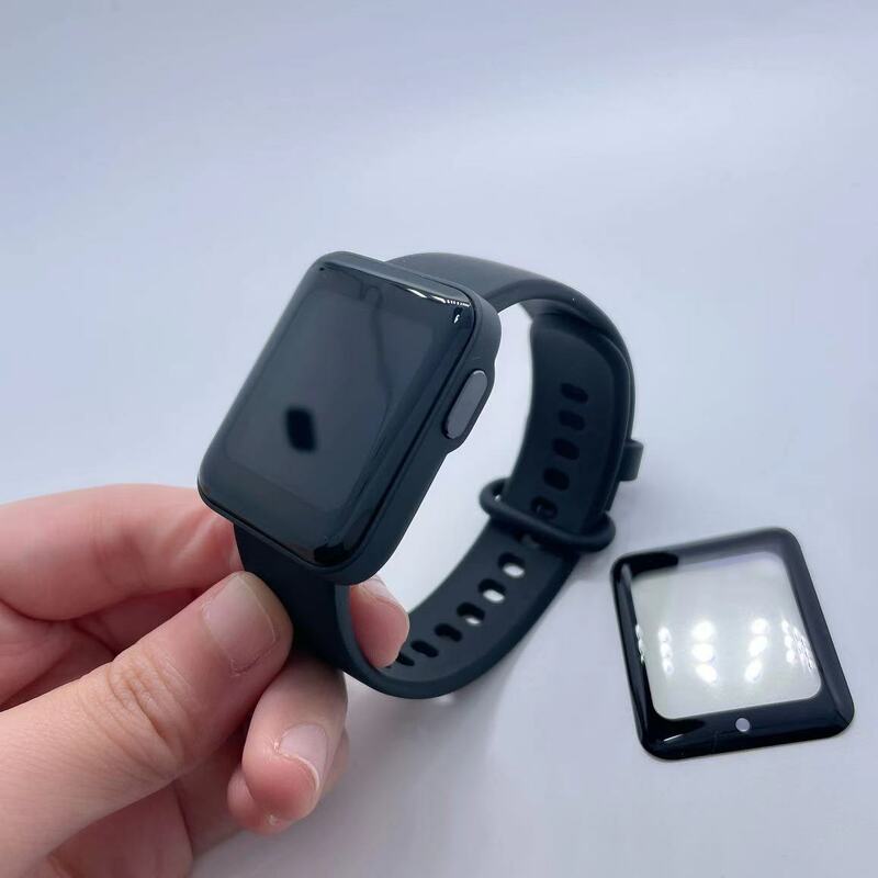 Pellicola protettiva con bordo curvo 3D per Xiaomi Mi watch lite custodia protettiva per schermo intero per Redmi Watch Cover protettiva per schermo