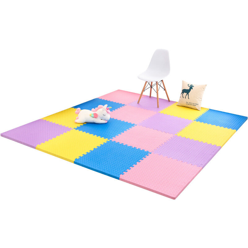아기 퍼즐 매트 놀이 매트 어린이 연동 운동 타일 러그 바닥 타일 완구 카펫 소프트 카펫 등산 패드 EVA 폼