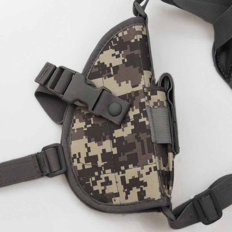 Universal Hunting Paintball Gun Bag Adjustable Shoulder Holster Pistol Armpit Pouch