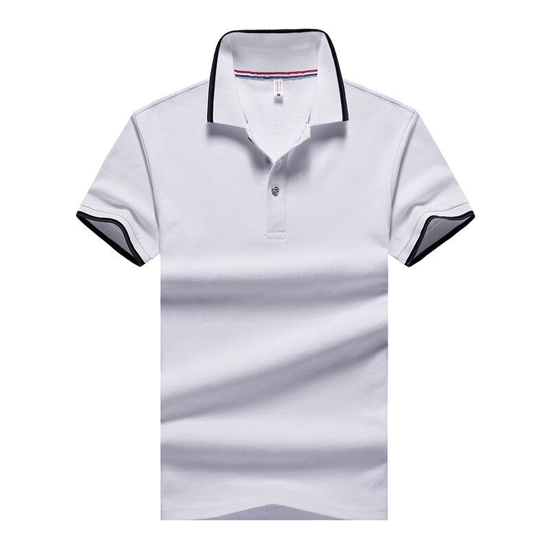 Summer Men Polo Shirt Pure Cotton Tops Business Casual Male Polo Shirt Short Sleeve Breathable Soft Polo Shirt Plus Size 7XL 8XL