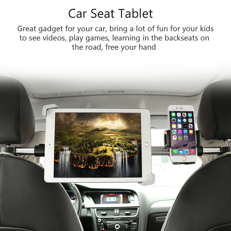 Support de tablette de siège de voiture, support de Rotation pour tablette PC, appui-tête de montage universel pour iPad de 7 à 10 pouces