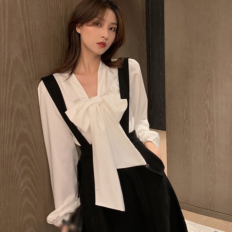 Top corto blanco de verano para mujer, camiseta coreana para mujer, blusa para oficina, blusa informal para mujer, ropa para mujer 2021