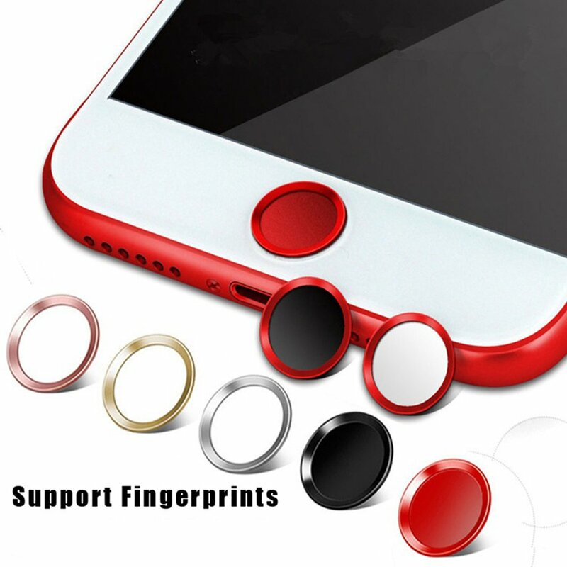 Support Fingerprint Unlock Touch Key ID Home Button Sticker Protector Keypad Keycap For IPhone 5s 5 SE 4 6 6s 7 Plus